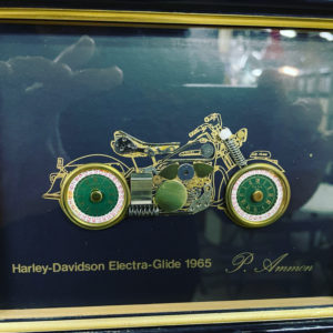 Oeuvre horlogère P.Ammon Harley Davidson